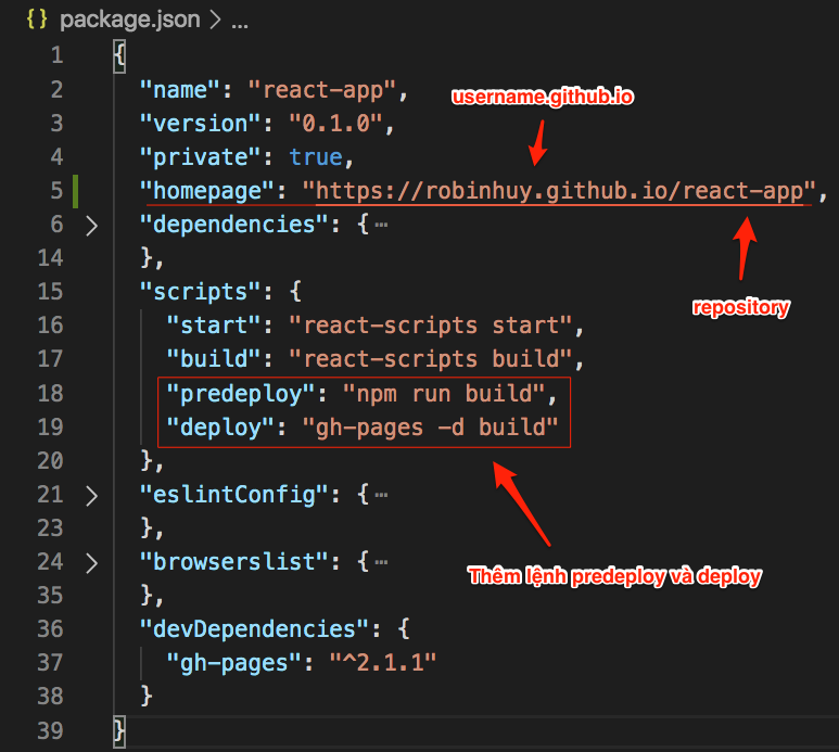 Đẩy code React lên Github