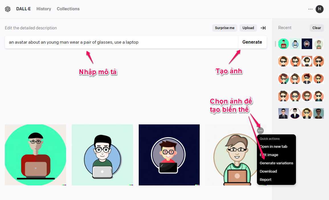 Dall-E generate image