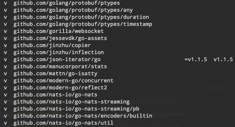 Govendor list