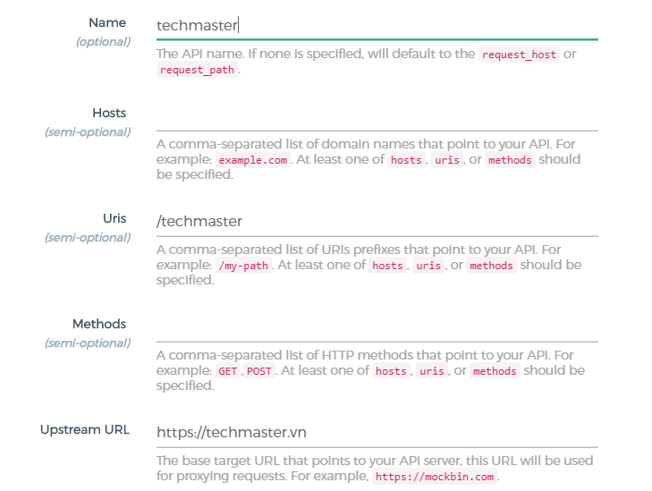 Add API