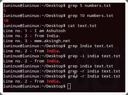 Command grep