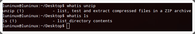 Command whatis