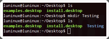 Command mkdir
