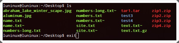 Command exit
