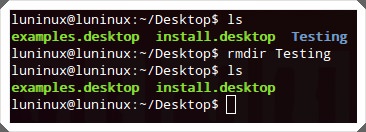 Command rmdir