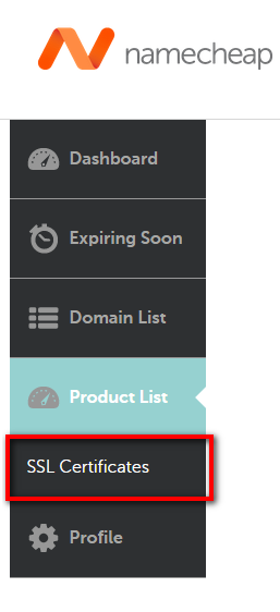 Product list