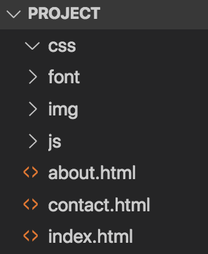 Static web structure 1