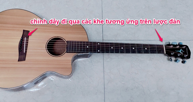 Thay dây đàn Guitar 1