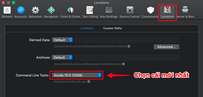 Xcode command line tools
